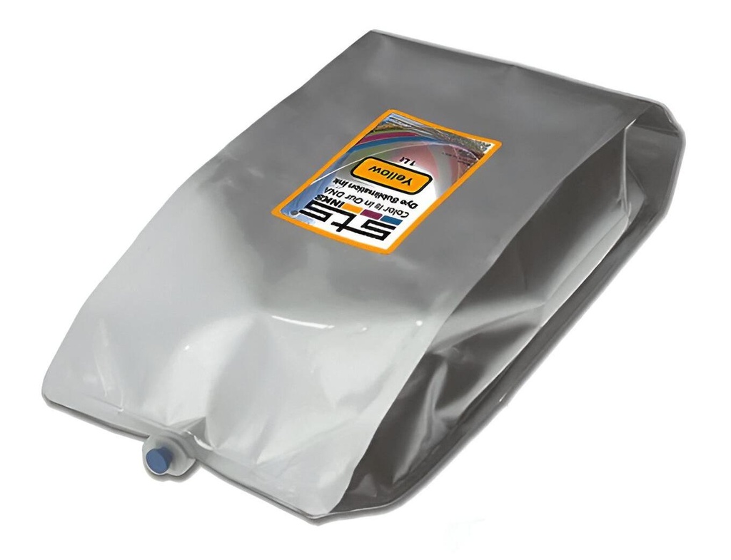 MIM-2LBAG-SN54-Y Tinta para sublimación STS para impresora MIMAKI, Bolsa de 2L, YELLOW