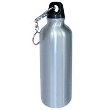 Bote de aluminio McKAKO 400ml (plateado)