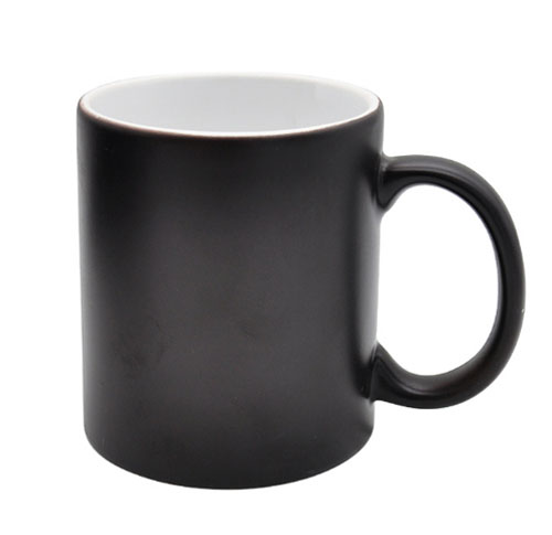 Taza mágica McKAKO 11oz. (Gloss Finish, Negra)